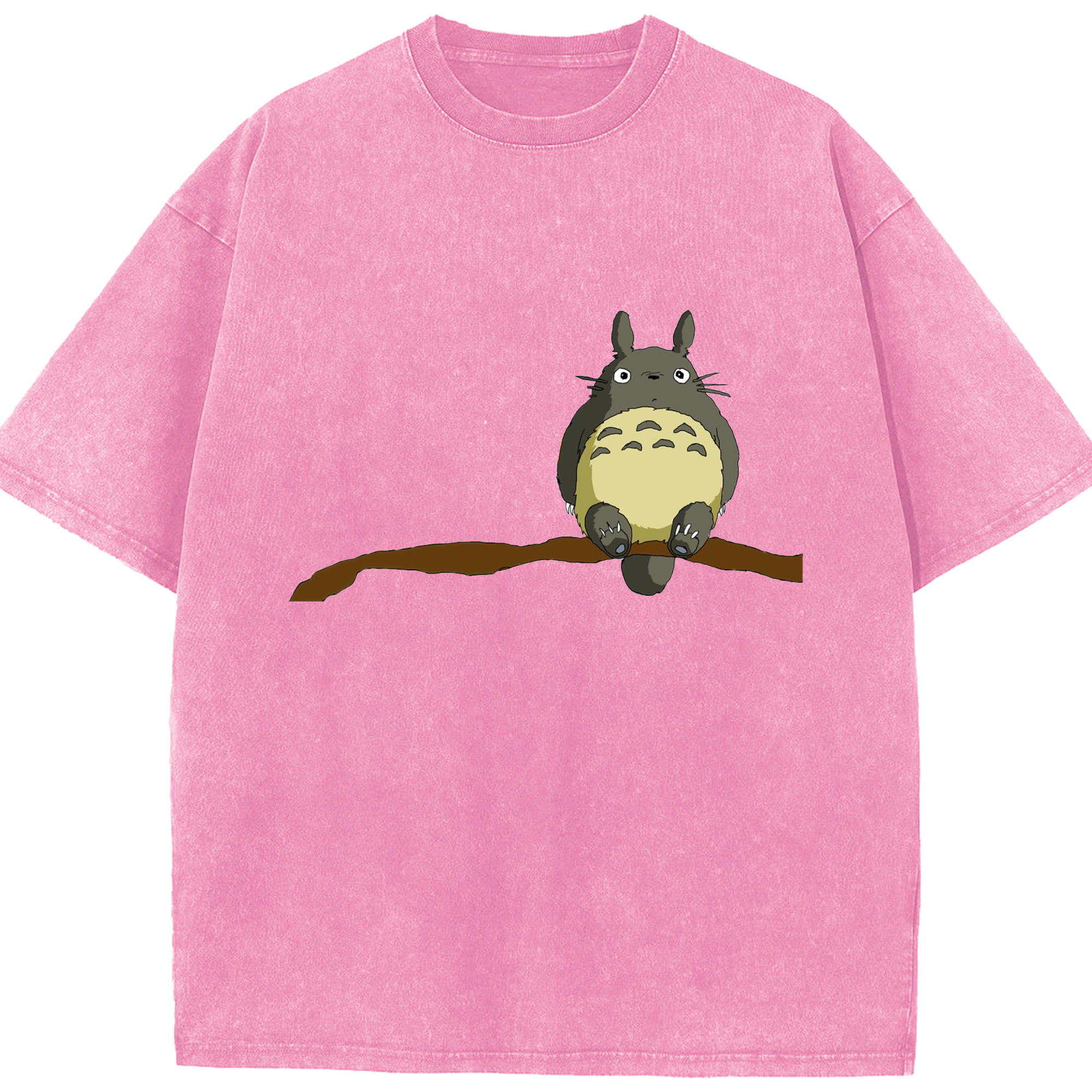 （画像用） となりのトトロ 草壁メイ 草壁サツキ My Neighbor Totoro Satsuki Kusakabe Mei Kusakabe 綿100% ヴィンテージ風 半袖Tシャツ（フロントプリント）